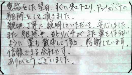 50代女性お客様の声